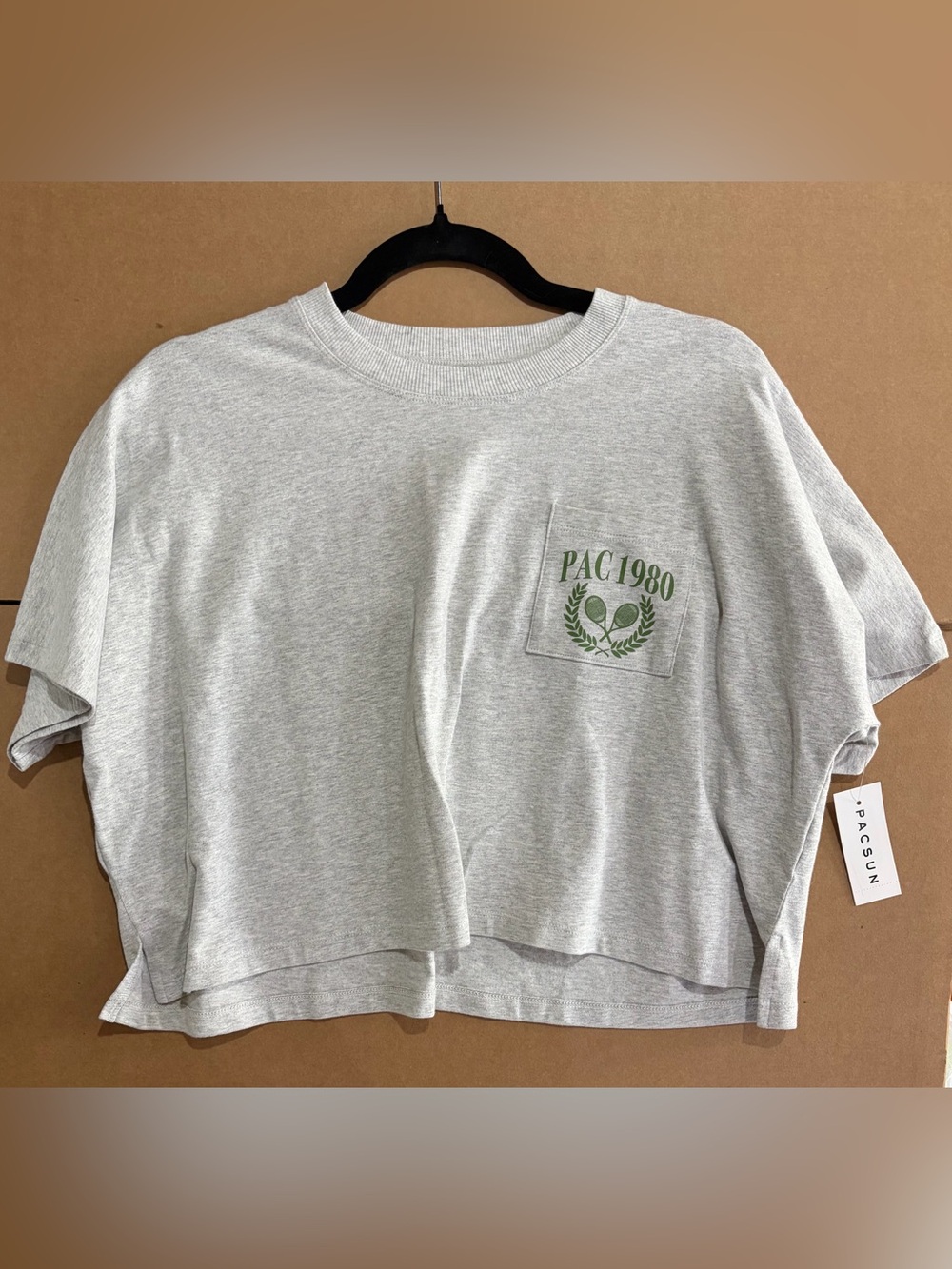 PacSun PAC 1980 Graphic Crop Pocket Tee